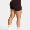 Clearance Short Covert Scrunch Signature « Merlot » Femme Shorts