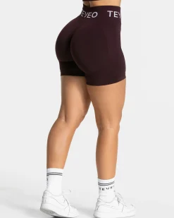 Clearance Short Covert Scrunch Signature « Merlot » Femme Shorts