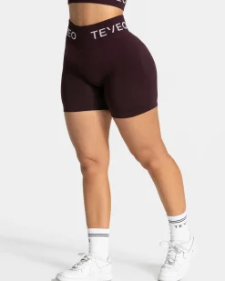 Clearance Short Covert Scrunch Signature « Merlot » Femme Shorts