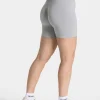 New Short Covert Scrunch Timeless Pro « gris clair » Femme Shorts