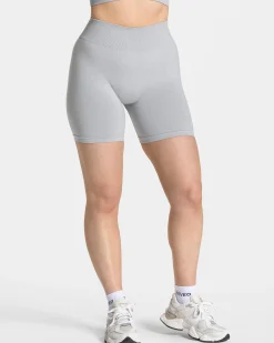 New Short Covert Scrunch Timeless Pro « gris clair » Femme Shorts