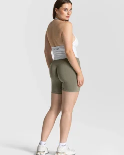 Best Short Covert Scrunch Timeless Pro « kaki » Femme Shorts