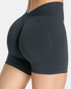 Best Short dos en V Covert scrunch Essence « Ebony » Femme Shorts