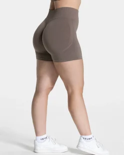 New Short Femme Sculpt Scrunch « moka » Femme Shorts