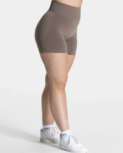 New Short Femme Sculpt Scrunch « moka » Femme Shorts