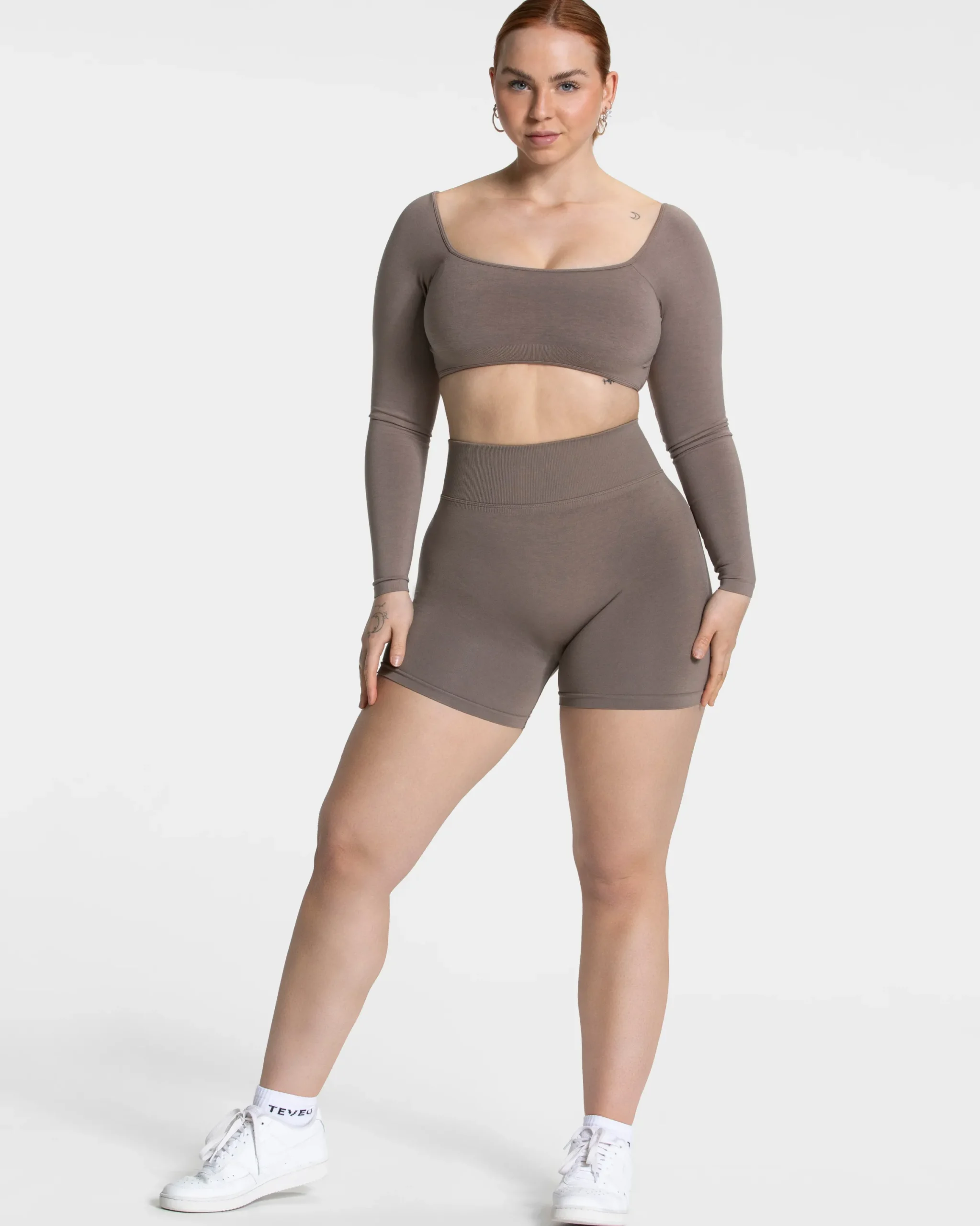 New Short Femme Sculpt Scrunch « moka » Femme Shorts