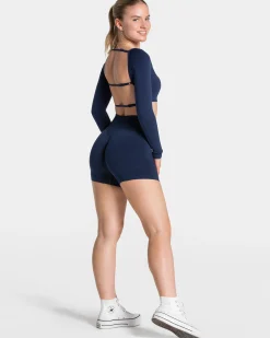 Fashion Short Femme Sculpt scrunch « bleu foncé » Femme Shorts