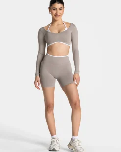 Online Short Ignite Sculpt scrunch « stone » Femme Shorts