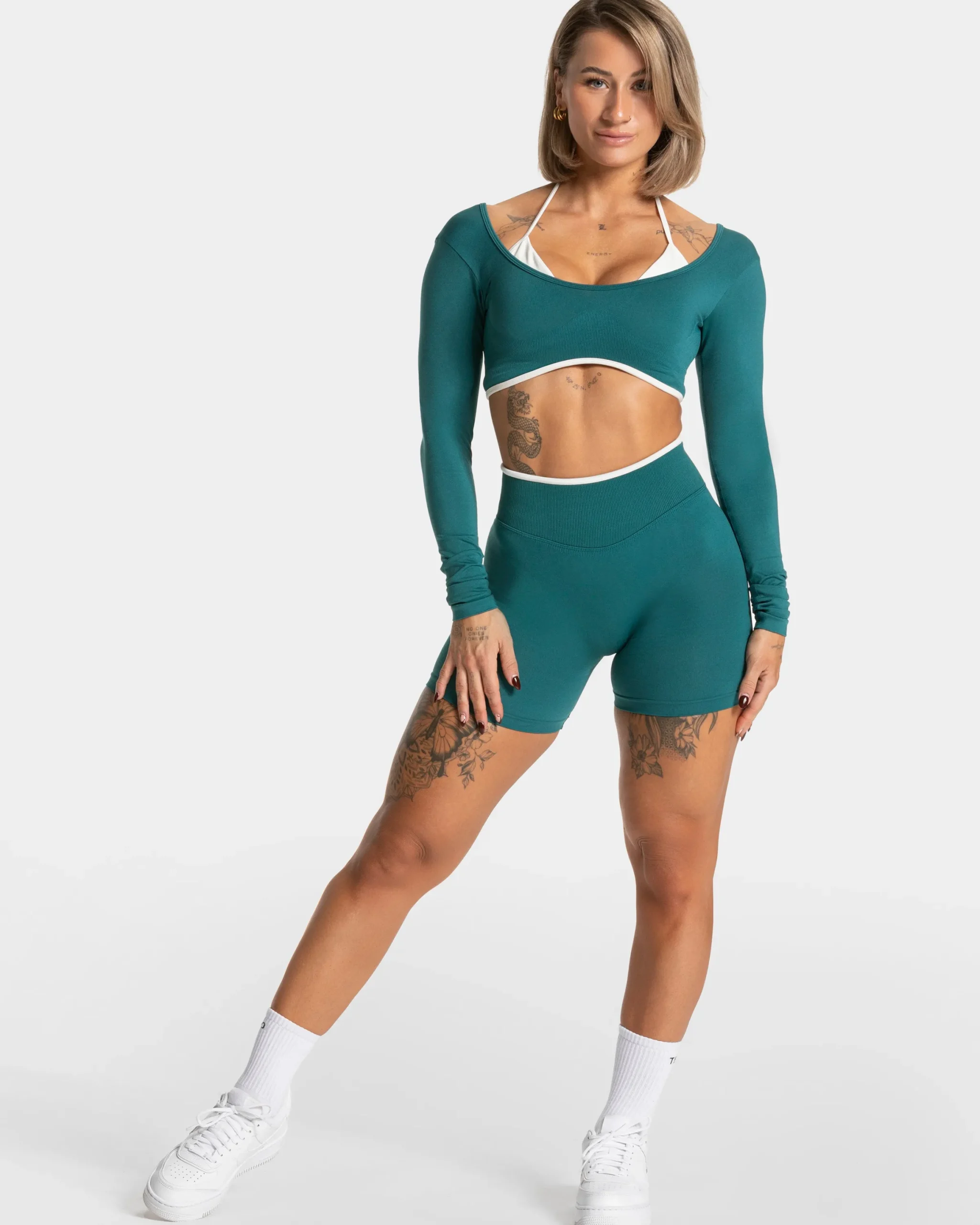 Online Short Ignite Sculpt scrunch « Petrol » Femme Shorts