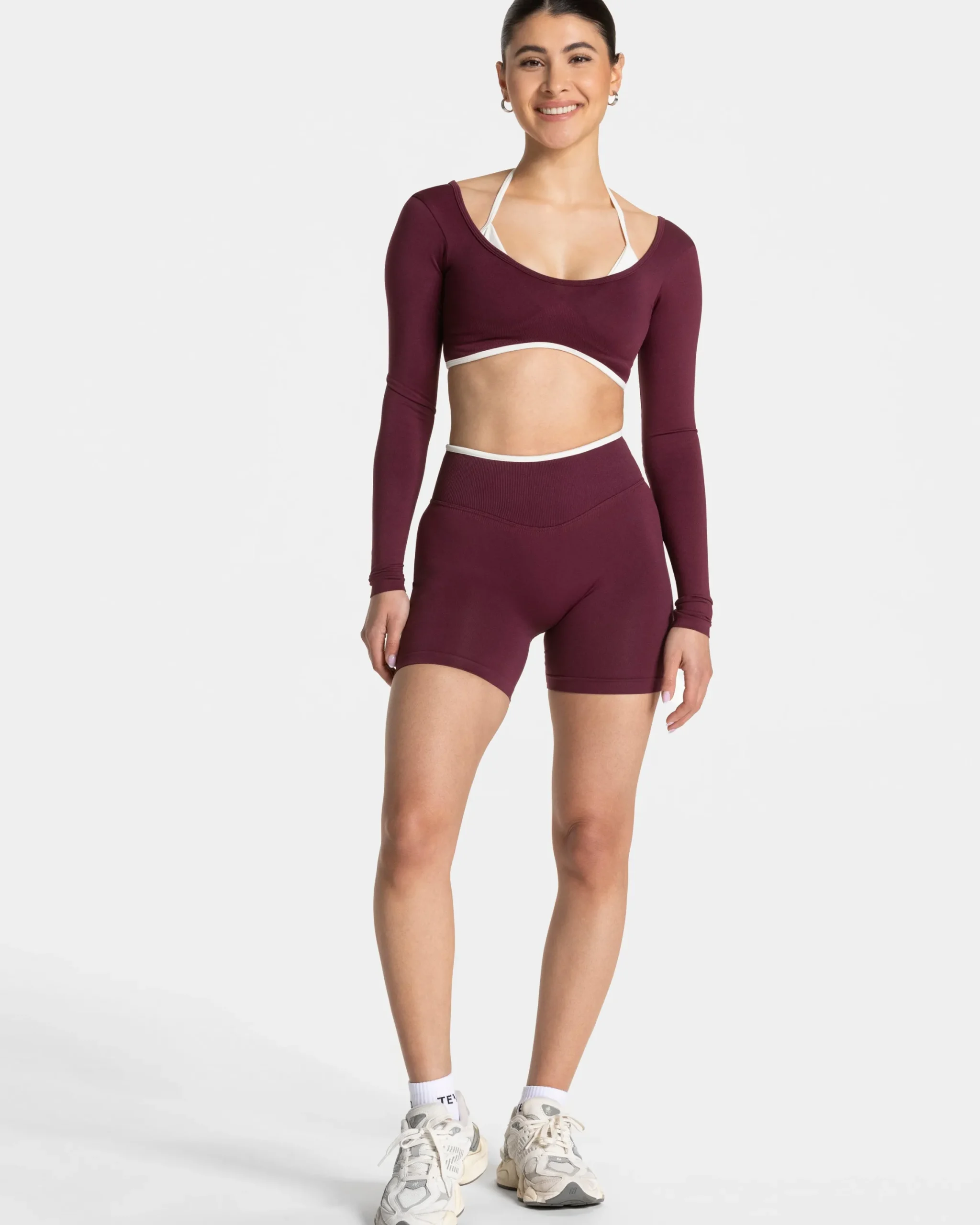 Online Short Ignite Sculpt scrunch « prune » Femme Shorts