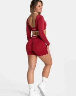 Discount Short Ignite Sculpt scrunch « Cherry » Femme Shorts