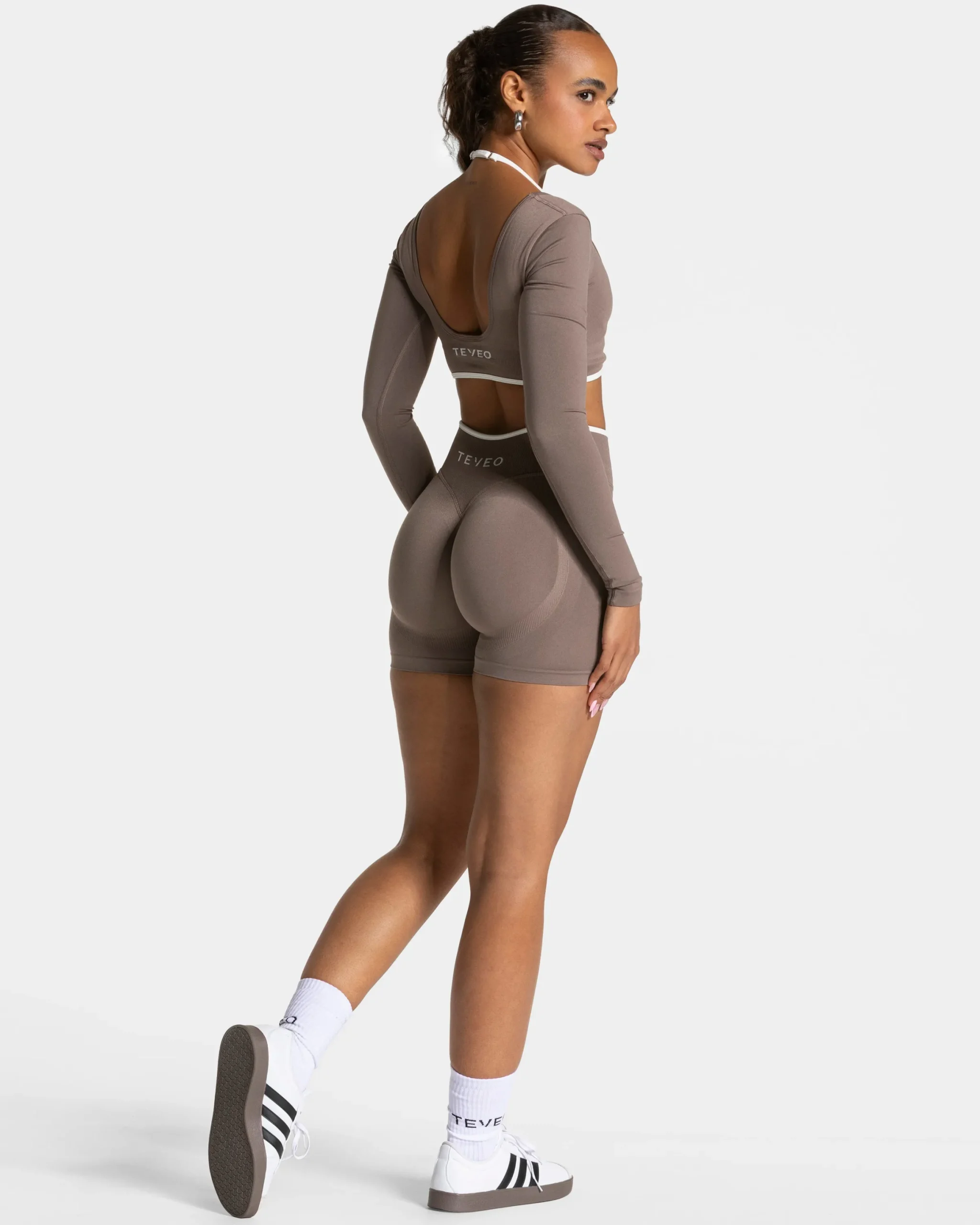 Online Short Ignite Sculpt scrunch « moka » Femme Shorts