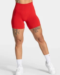 New Short Pure Covert Scrunch « rouge » Femme Shorts