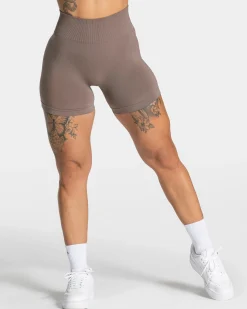New Short Pure Covert Scrunch « moka » Femme Shorts