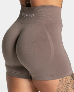 New Short Pure Covert Scrunch « moka » Femme Shorts