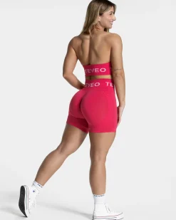 New Short Signature Scrunch « Berry » Femme Shorts