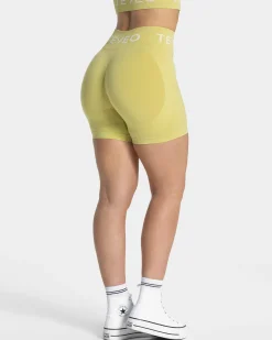 Hot Short Signature Scrunch « Lime » Femme Shorts