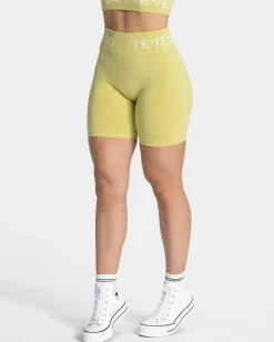 Hot Short Signature Scrunch « Lime » Femme Shorts