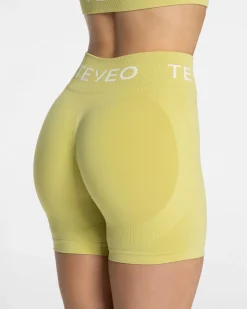 Hot Short Signature Scrunch « Lime » Femme Shorts