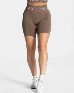 Hot Short Signature Scrunch « moka » Femme Shorts