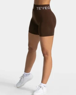 Best Short Signature Scrunch « marron foncé » Femme Shorts