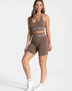 Hot Short Signature Scrunch « moka » Femme Shorts