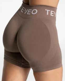 Hot Short Signature Scrunch « moka » Femme Shorts