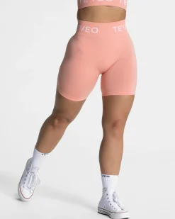 Hot Short Signature Scrunch « Peach » Femme Shorts