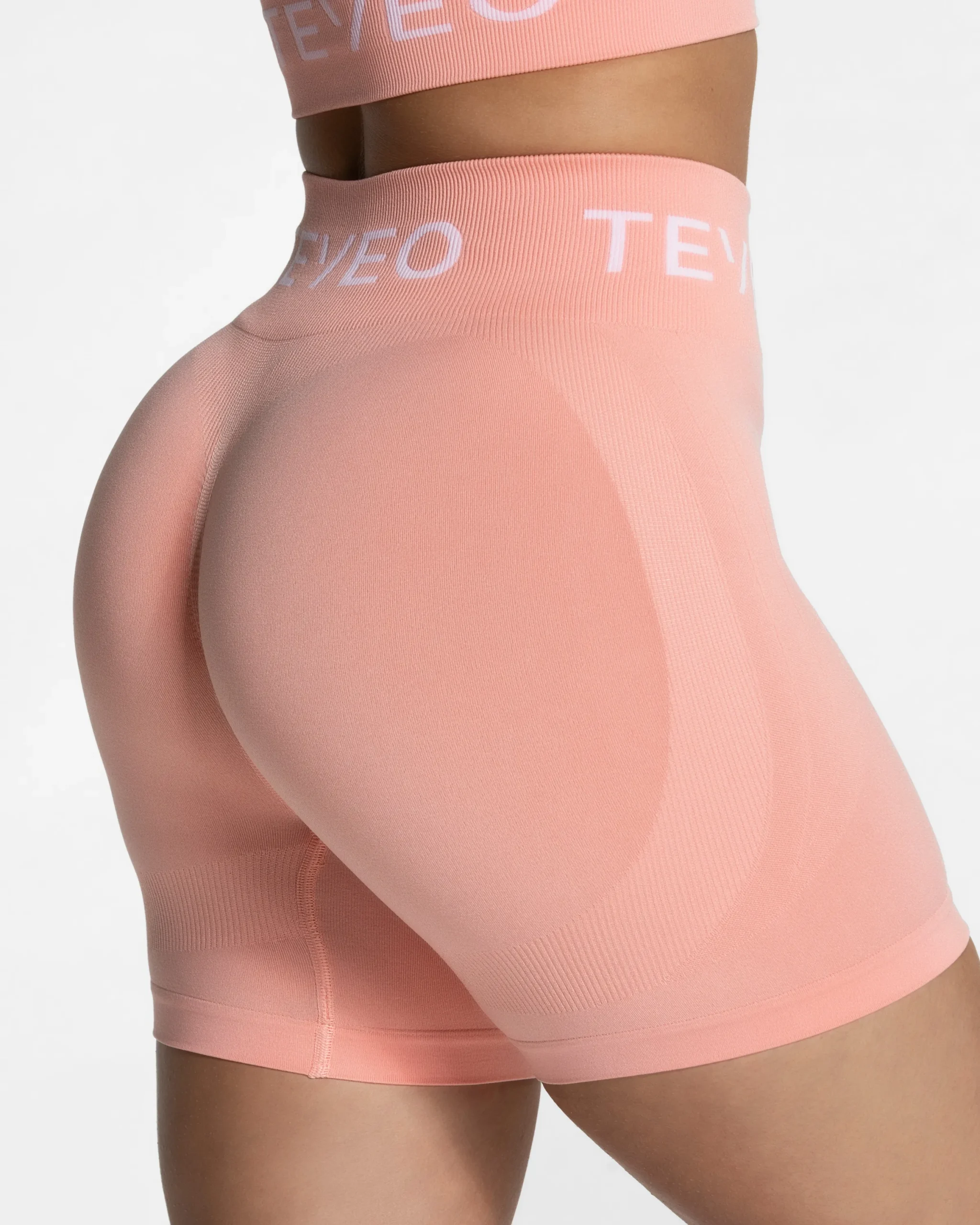 Hot Short Signature Scrunch « Peach » Femme Shorts