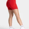 Clearance Short Signature Scrunch « rouge » Femme Shorts