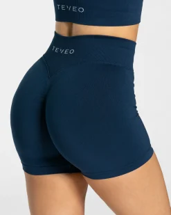 Hot Short Statement Scrunch « bleu foncé » Femme Shorts