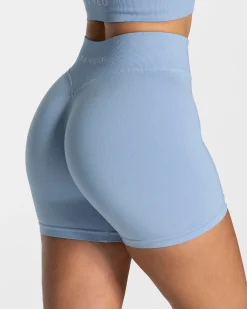 Hot Short Statement Scrunch « bleu » Femme Shorts