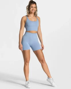 Hot Short Statement Scrunch « bleu » Femme Shorts