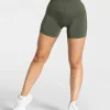 Fashion Short Statement Scrunch « kaki » Femme Shorts