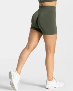 Fashion Short Statement Scrunch « kaki » Femme Shorts