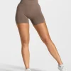Discount Short Statement Scrunch « moka » Femme Shorts