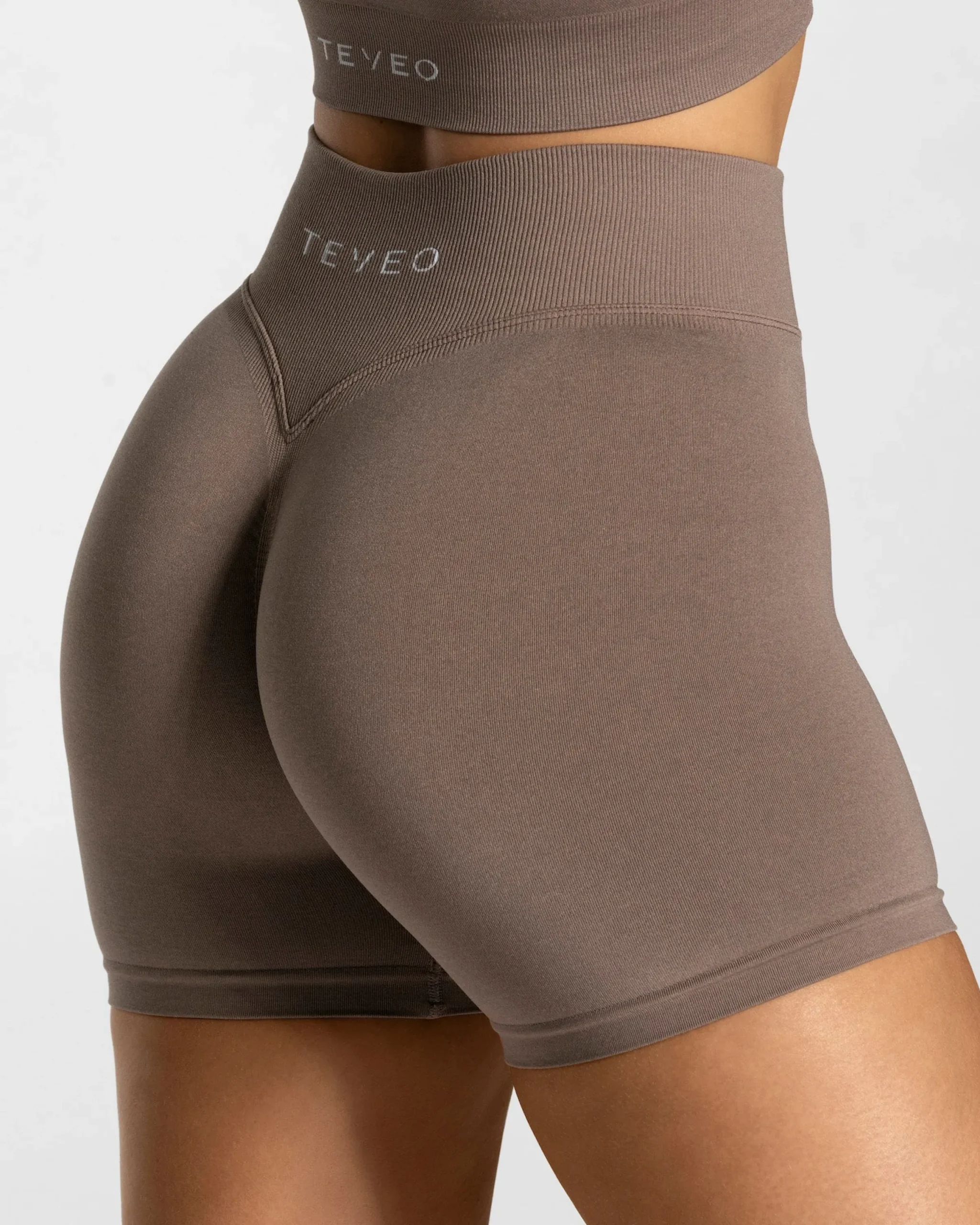 Discount Short Statement Scrunch « moka » Femme Shorts