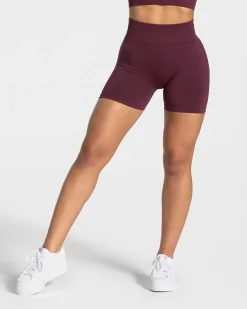 Outlet Short Statement Scrunch « prune » Femme Shorts
