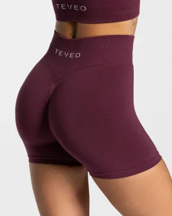 Outlet Short Statement Scrunch « prune » Femme Shorts