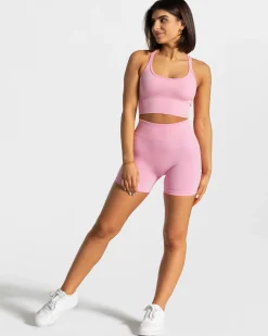 Clearance Short Statement Scrunch « rose » Femme Shorts