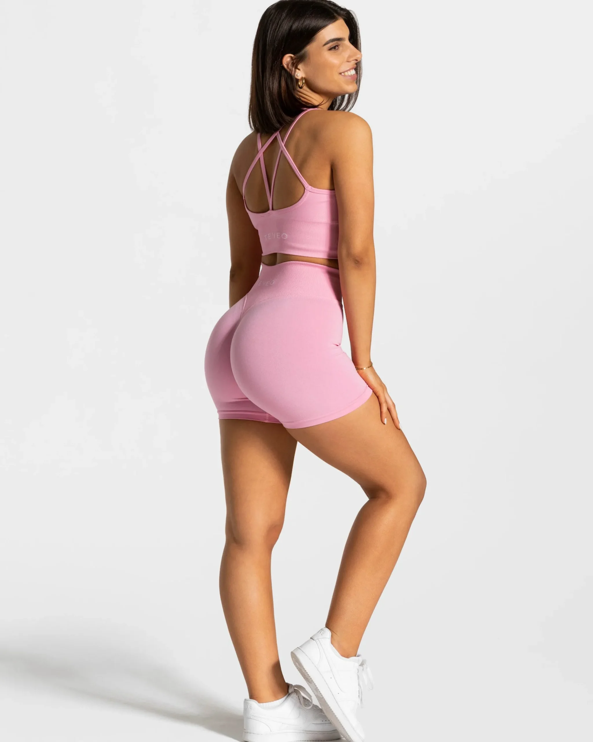 Clearance Short Statement Scrunch « rose » Femme Shorts