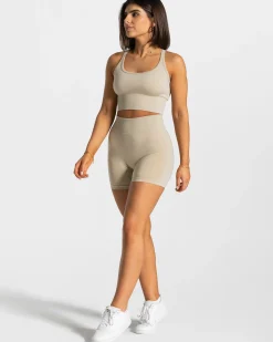 Outlet Short Statement Scrunch « sable » Femme Shorts