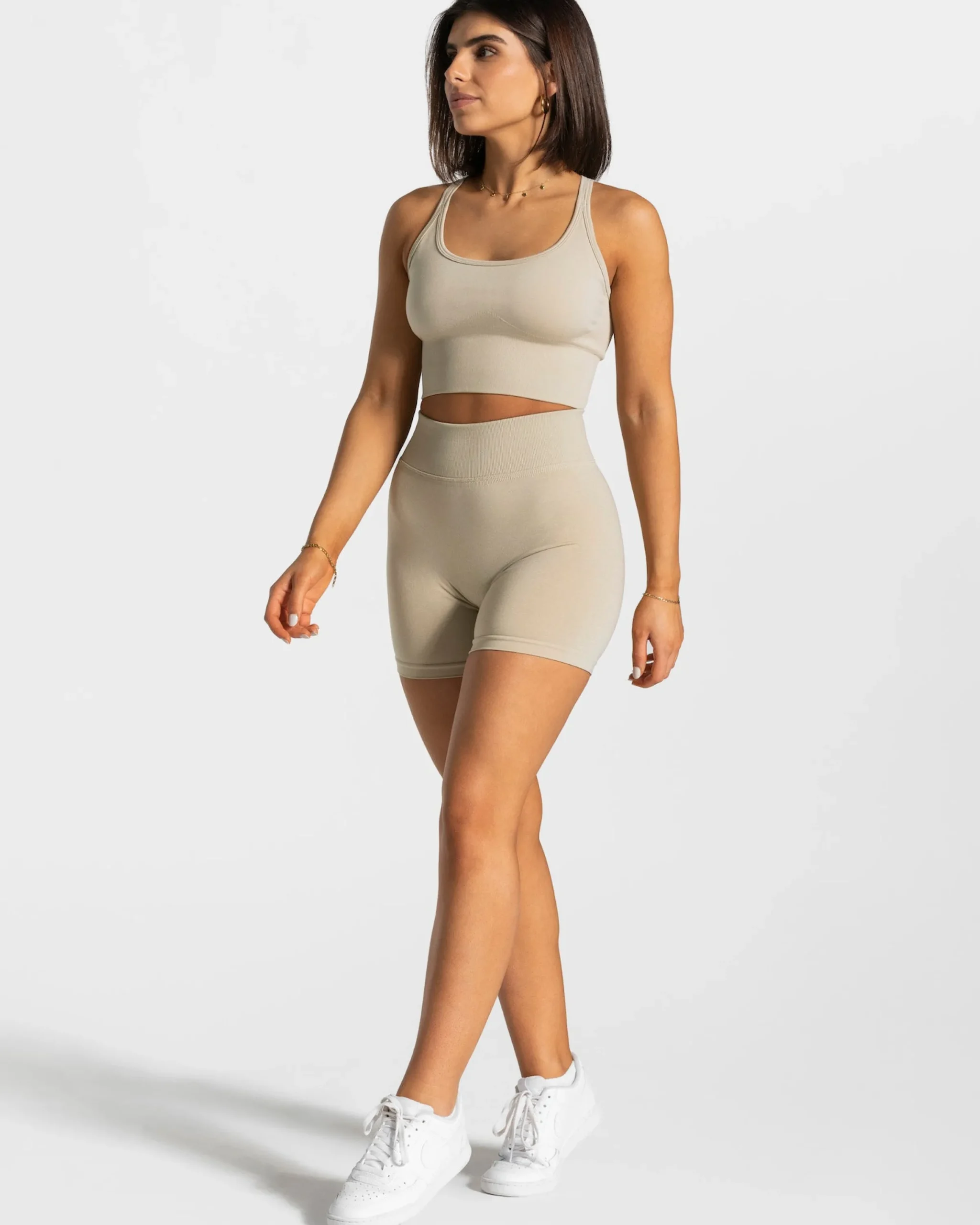 Outlet Short Statement Scrunch « sable » Femme Shorts