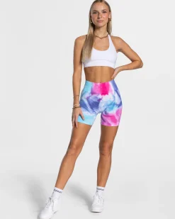 Clearance Short Tie Dye Scrunch « cold » Femme Shorts