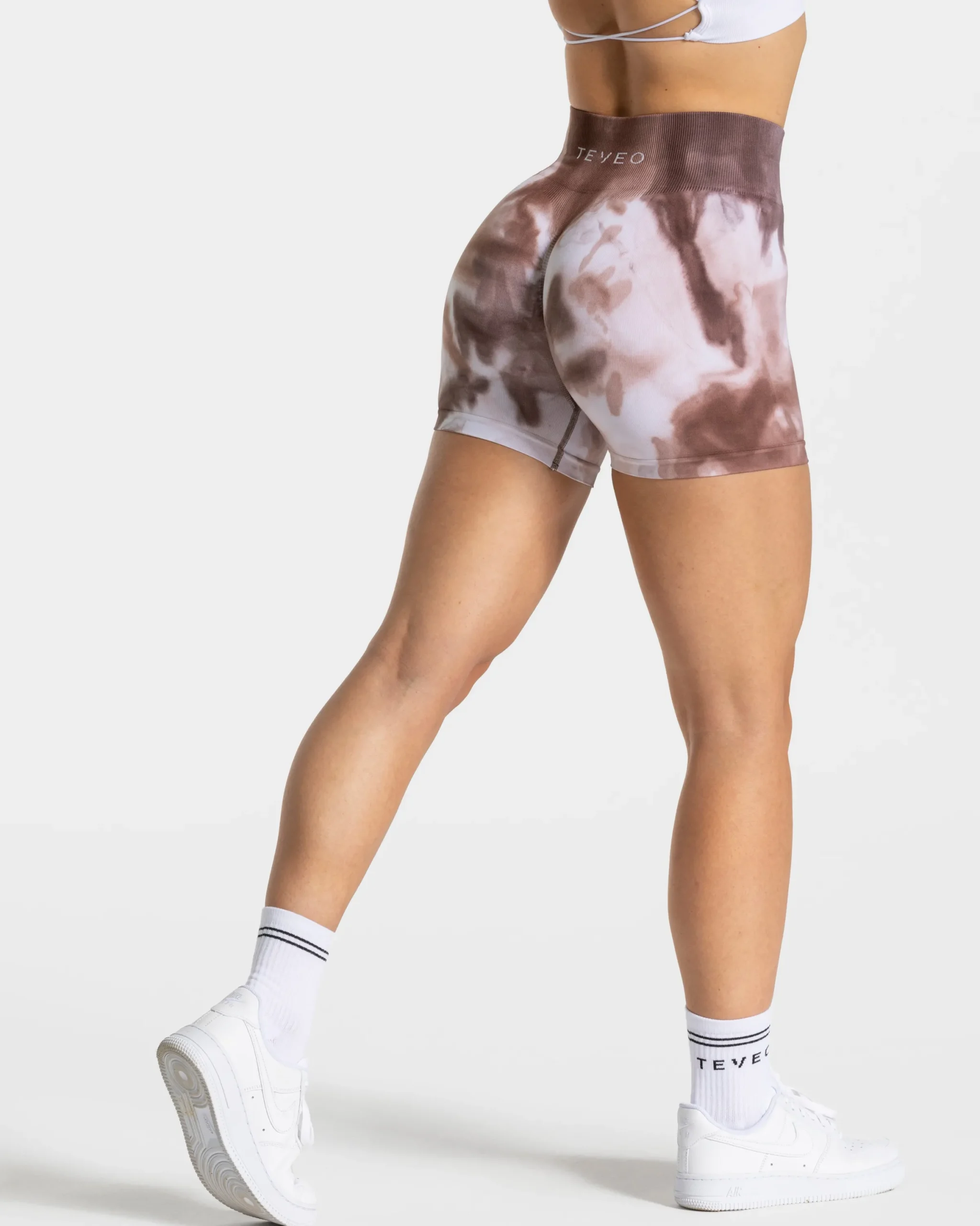 Online Short Tie Dye Scrunch « Earth » Femme Shorts