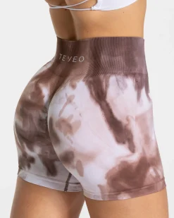 Online Short Tie Dye Scrunch « Earth » Femme Shorts