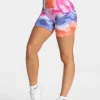 Best Short Tie Dye Scrunch « hot » Femme Shorts