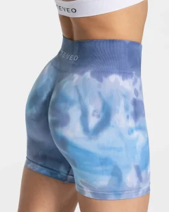 Best Short Tie Dye Scrunch « Ocean » Femme Shorts