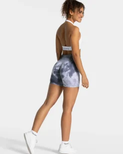 Discount Short Tie Dye Scrunch « Stormy » Femme Shorts