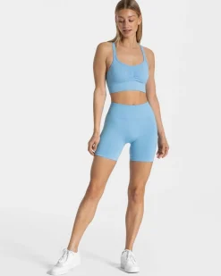Fashion Short Timeless Scrunch « bleu layette » Femme Shorts